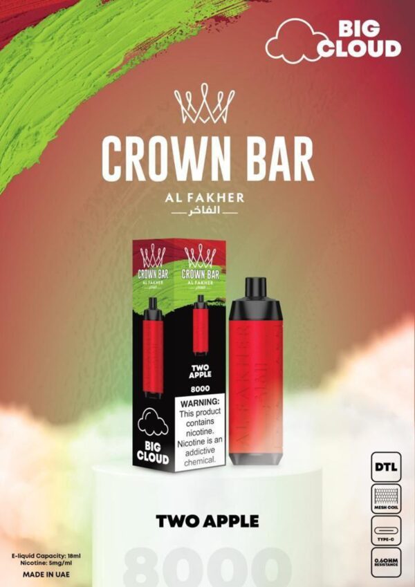 Crown Bar Two Apple 8000