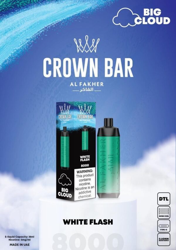 Crown Bar White Flash 8000